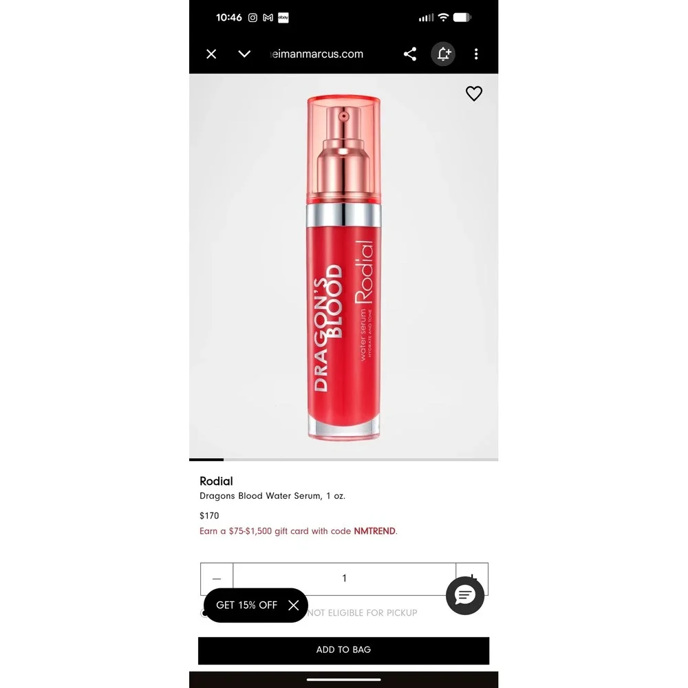 NEW Rodial Dragons Blood Hyaluronic Drink Face Mist 3.3 fl oz Hydrate and Tone